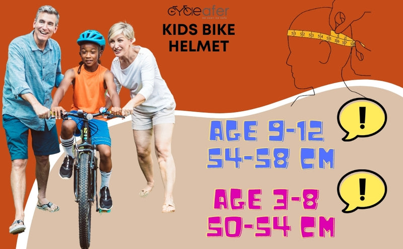 Cycleafer® Kids Bike Helmet, Adjustable Fit Age from 2 & Older, Ultra Lightweight with Ventilation, Hard ABS SHELL & EPS CORE Max Protection, for Toddler, Boys & Girls.