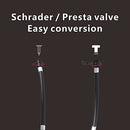 Cycleafer® Mini pump with pressure gauge, High Pressure Bicycle Pump for Mountain, Road, Touring, Hybrid & Fat Tyres. - Cycleafer.com