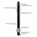 Cycleafer® Mini pump with pressure gauge, High Pressure Bicycle Pump for Mountain, Road, Touring, Hybrid & Fat Tyres. - Cycleafer.com