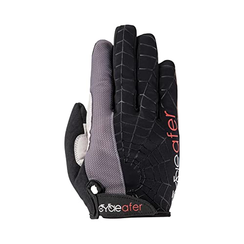 Cycleafer® Cycling Gloves: Durable, Breathable, Padded for Comfort, Gel Inserts for Enhanced Shock Absorption