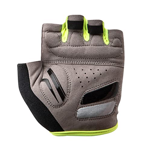 Cycleafer® cycling gloves with rubber palm and knuckle protector, absorb impact & protect from injuries, extremely comfortable. Made of durable fabric material, lightweight & breathable.