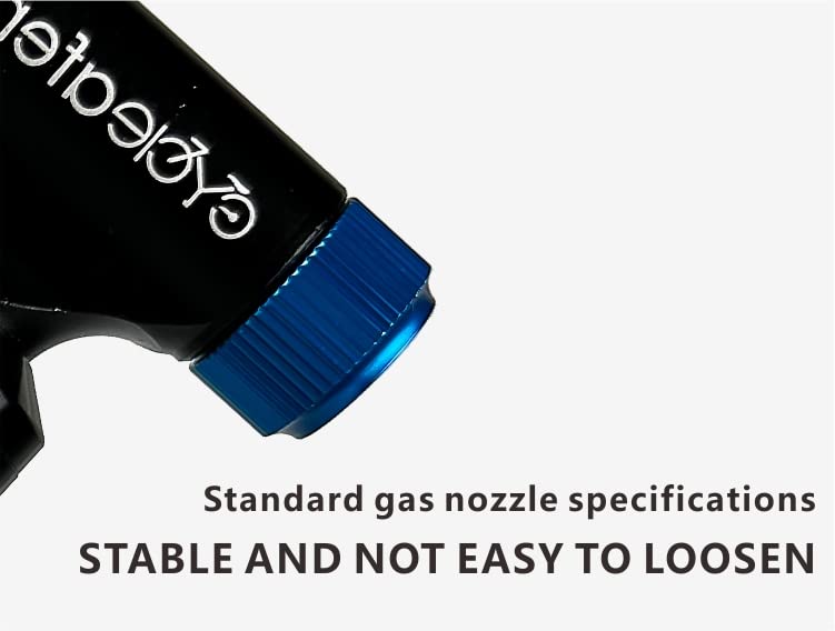 Cycleafer® CO2 Bike Pump, Premium Quality, Easy and Quick Inflation of Bicycle Tyres This mini bicycle pump is suitable for inflating Presta & Schrader valves. (co2 cartridge sold separatly) - Cycleafer.com