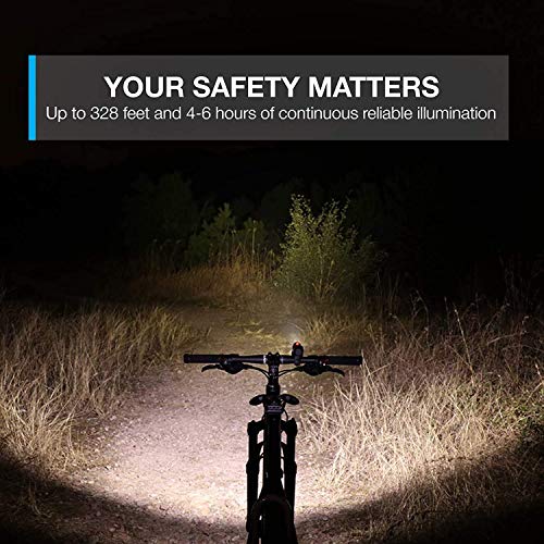 Cycleafer® BIKE LIGHTS SET, USB Rechargeable LED BIKE LIGHT, POWERFUL Lumens, FRONT Bicycle Lights + TAILLIGHT Rear Light, Premium Quality Flashlight, Module aubVOLT - Cycleafer.com