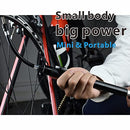 Cycleafer® Mini pump with pressure gauge, High Pressure Bicycle Pump for Mountain, Road, Touring, Hybrid & Fat Tyres. - Cycleafer.com