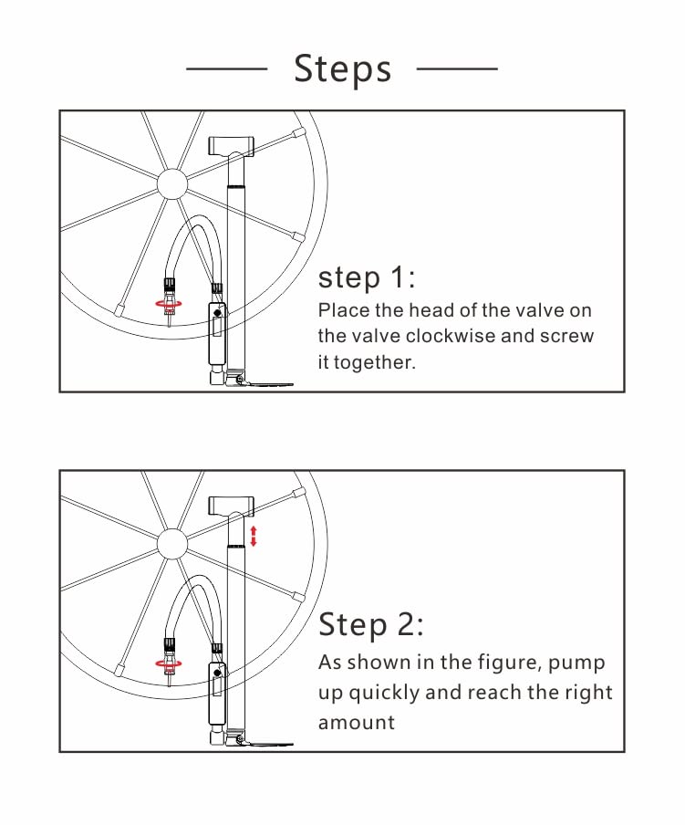Cycleafer® Mini Portable Floor Pump, High Volume & Pressure with Electronic Digital Pressure Gauge. - Cycleafer.com