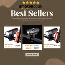 Cycleafer® Bike Lights, Front & Rear Lights built-in Battery, Cycle Lights Bicycle light for late night Bicycle Riding, Bike Lights Set Rechargeable, easy attach Powerful & Shockproof, easily mounted. - Cycleafer.com